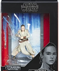 Alternative view of STAR WARS Hasbro The Black Series – Titanium – Rey (Base Starkiller) – Figurine Articulée