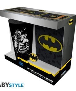 DC COMICS Coffret cadeau Verre XXL + Pin's + Carnet Batman