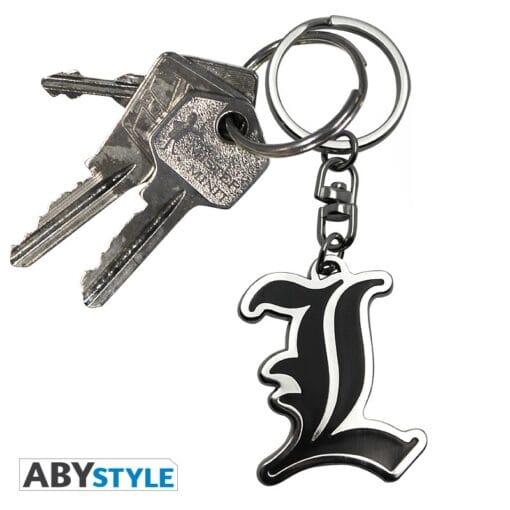 DEATH NOTE Porte-clés L Symbole – Image 3