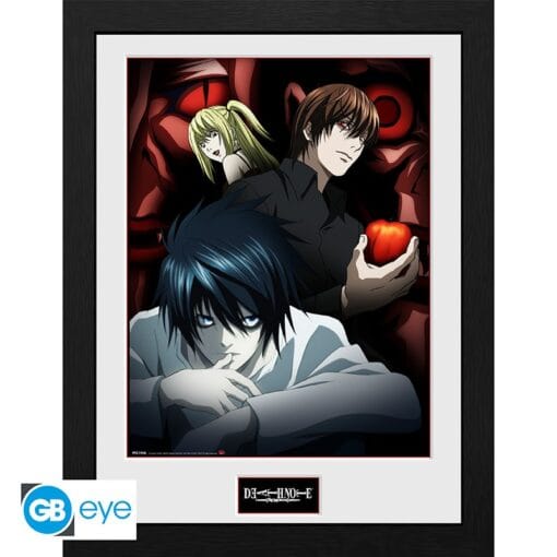 DEATH NOTE Tirage encadré Light L and Misa