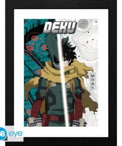 MY HERO ACADEMIA Tirage encadré Dark Deku