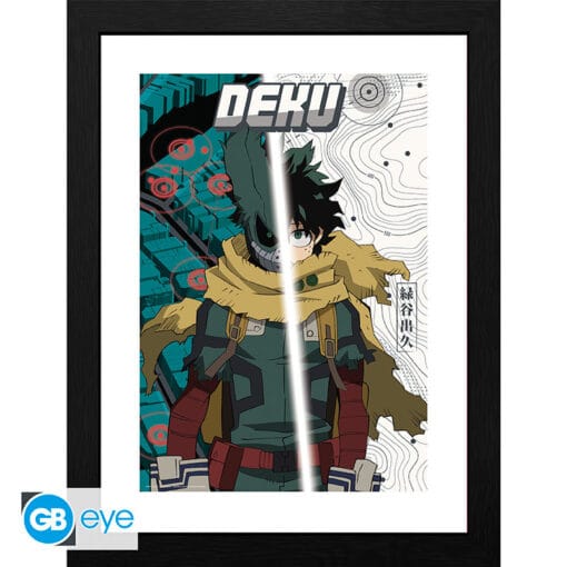 MY HERO ACADEMIA Tirage encadré Dark Deku