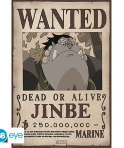 ONE PIECE Poster Wanted Jinbe (52 x 35 cm)