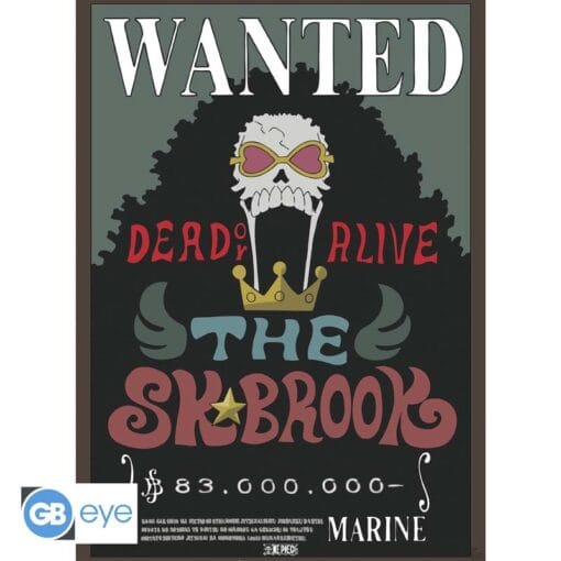 ONE PIECE Poster Wanted Brook