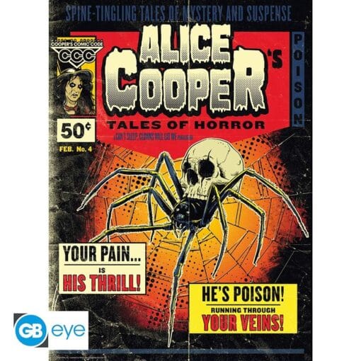 ALICE COOPER Set 2 Chibi Posters Tales of Horror/Crâne (52 x 38 cm) – Image 2