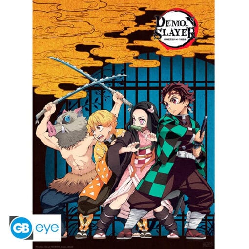 DEMON SLAYER Set 2 Chibi Posters Groupe & Duo (52 x 38 cm) – Image 2