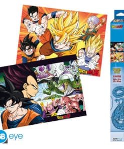 DRAGON BALL Z Set 2 Chibi Posters Saiyans (52 x 38 cm)