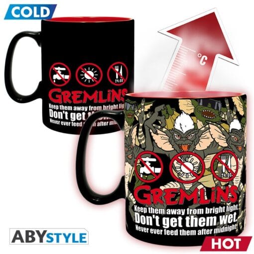 GREMLINS Mug thermo-réactif Ne pas mouiller Grand contenant – Image 2