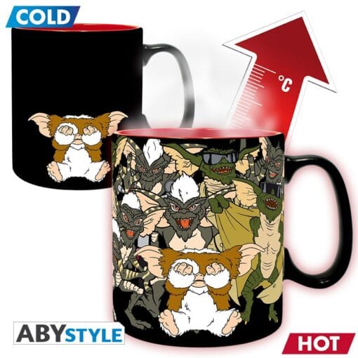 GREMLINS Mug thermo-réactif Ne pas mouiller Grand contenant