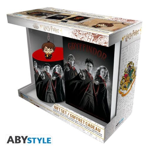 HARRY POTTER Coffret cadeau Poudlard Mug + Porte-clés + Cahier