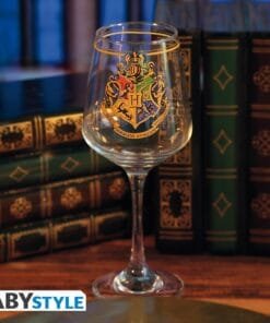 Alternative view of HARRY POTTER Verre à pied Emblème de Poudlard