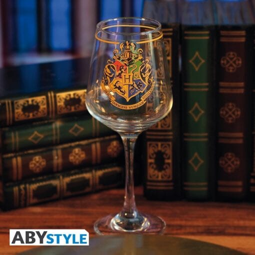 HARRY POTTER Verre à pied Emblème de Poudlard – Image 2