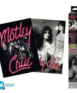 set 2 posters mötley crüe