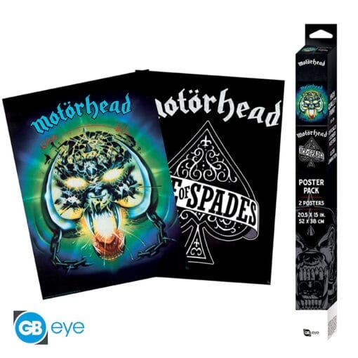 MOTORHEAD Set 2 Chibi Posters Overkill / Ace of Spades