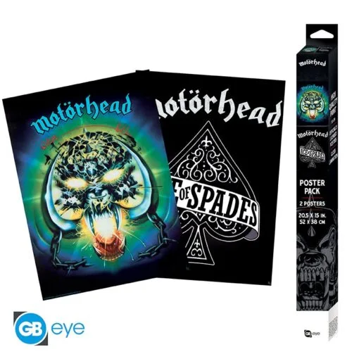 MOTORHEAD Set 2 Chibi Posters Overkill / Ace of Spades