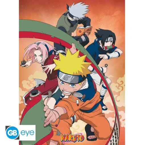 NARUTO Set 2 Chibi Posters Equipe 7 (52 x 38 cm) – Image 2