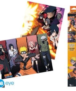 NARUTO SHIPPUDEN Set 2 Chibi Posters Groupes (52 x 38 cm)