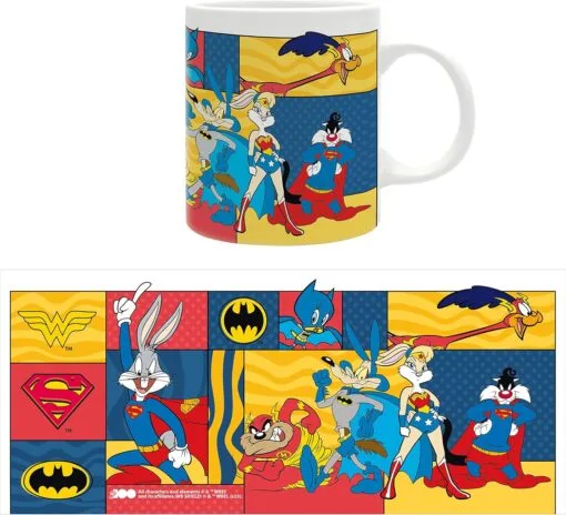 mug looney tunes dc comics