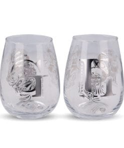 Harry Potter - Ensemble de 2 verres avec blasons de Poudlard