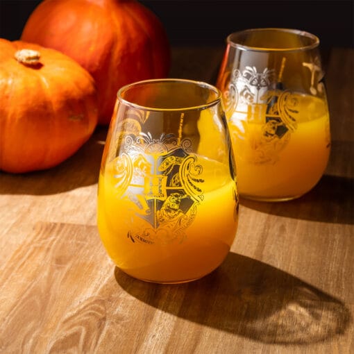 Harry Potter - Ensemble de 2 verres avec blasons de Poudlard – Image 2