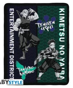 Alternative view of DEMON SLAYER Plaid Tanjiro & Tengen