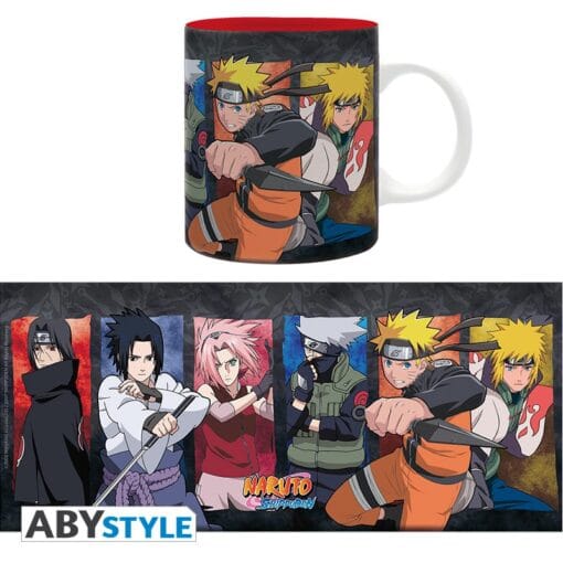 NARUTO SHIPPUDEN Mug Groupe – Image 3