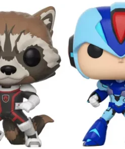 Alternative view of MARVEL | Funko Pop! Marvel vs. Capcom : Rocket vs. Megaman X