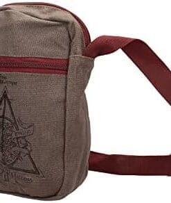 Petit sac en tissu Canvas Deathly Hallows Harry Potter unisexe pour adulte,
