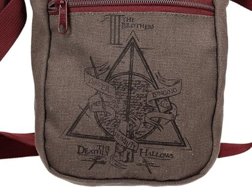 Petit sac en tissu Canvas Deathly Hallows Harry Potter unisexe pour adulte, – Image 3