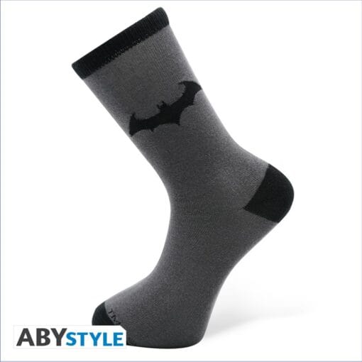 DC COMICS Chaussettes noires et grises Batman – Image 2
