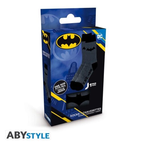DC COMICS Chaussettes noires et grises Batman