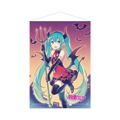 HATSUNE MIKU - WALL SCROLL - MIKU AUTUMN (HALLOWEEN)