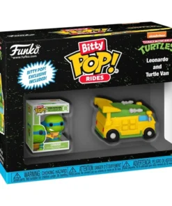 Figurine Bitty Pop! Rides - Tortues Ninjas - Leonardo Avec Le Van funko 2,5CM